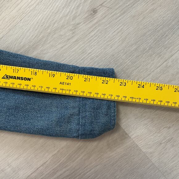 Denim and Co Womens Patchwork Denim Corduroy Jacket Large - Picture 11 of 11